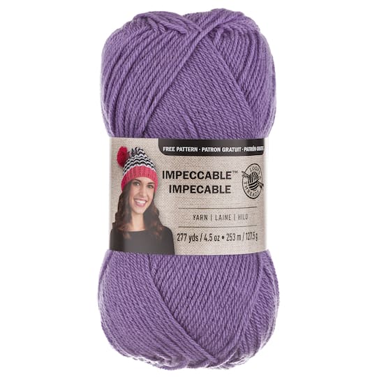 Impeccable? Solid Yarn by Loops & Threads� in Lavender | 4.5 oz | Michaels�